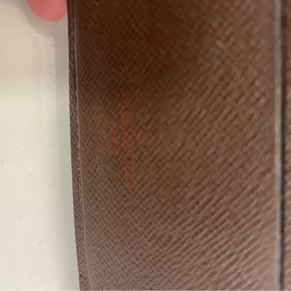 Louis Vuitton Damier brown leather wallet - Picture 5 of 9